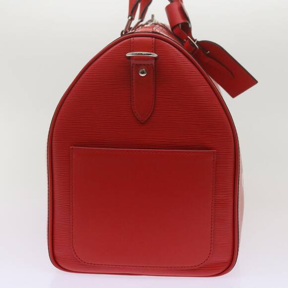 LOUIS VUITTON Epi Supreme Keepall Bandouliere 45 Bag Red M53419 - Picture 5 of 16
